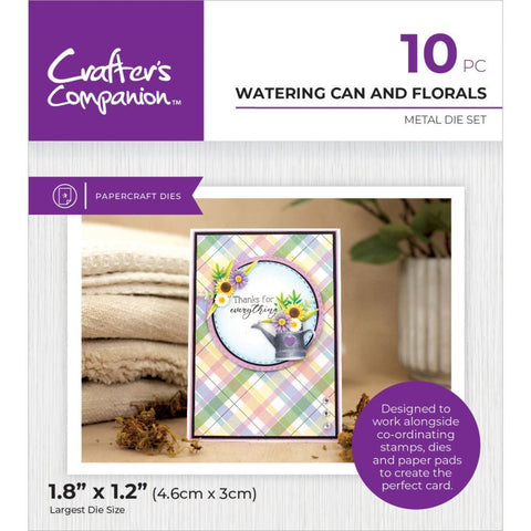 Garden Collection - Dies - Watering Can and Florals