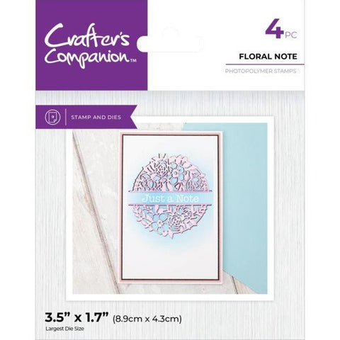 Floral Note - Stamp & Die Set