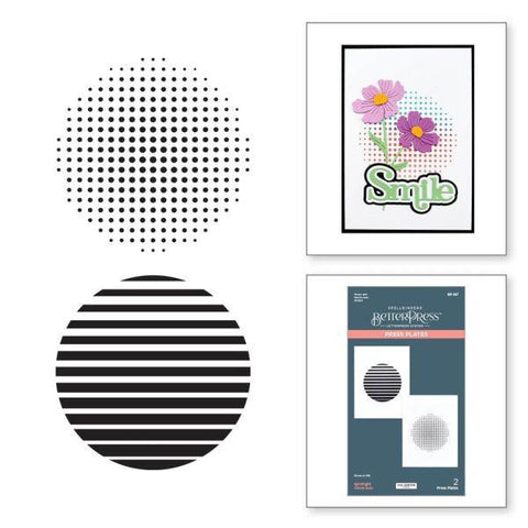 Spotlight Frames and Florals Collection - Spotlight Circle Duo Press Plate