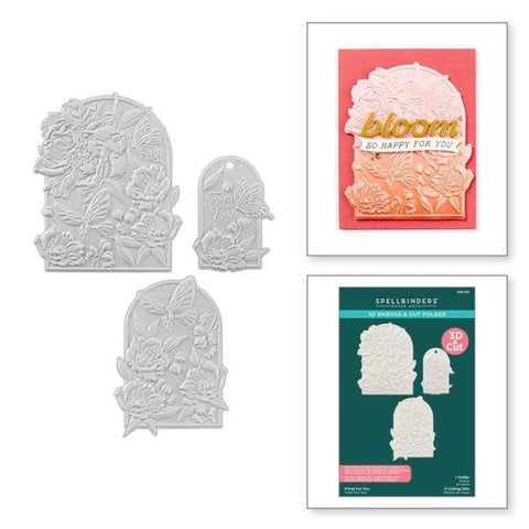 Sealed 3D Botanical Collection - Floral For You 3D Emboss & Cut Folder