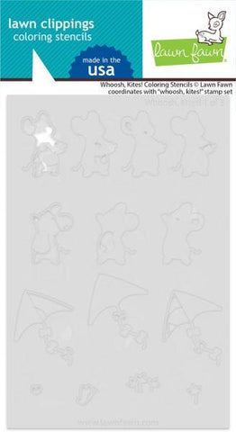 Whoosh, Kites! - Coloring Stencils