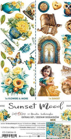 Sunset Mood - Ephemera - Mixed Set