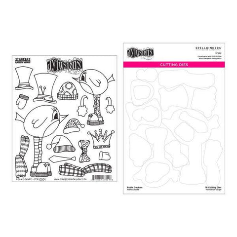 Robin Couture Stamp & Die Bundle