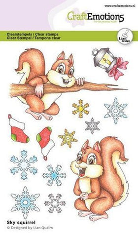 Sky Squirrel - Clear Stamps