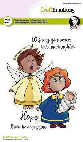 Christmas Crew - Mary - Clear Stamps