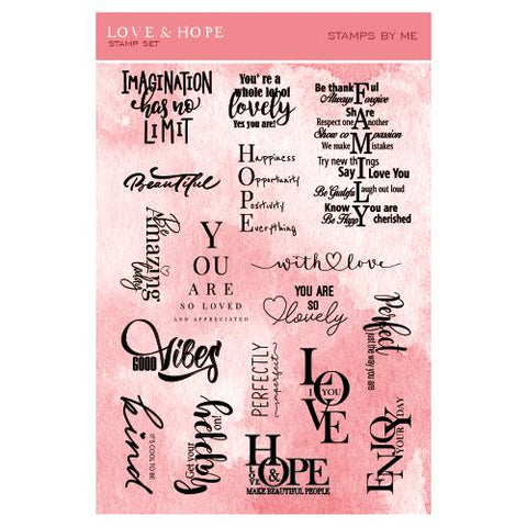 Love & Hope - Clear Stamps