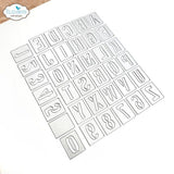 La Dolce Vita - Stencil Alphabet - Dies