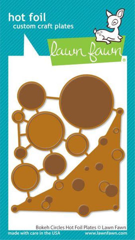 Bokeh Circles Hot Foil Plates