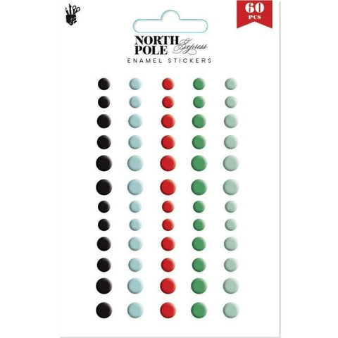 North Pole Express - Enamel Dots