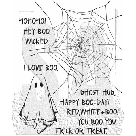 Boo Crazy - Cling Stamps
