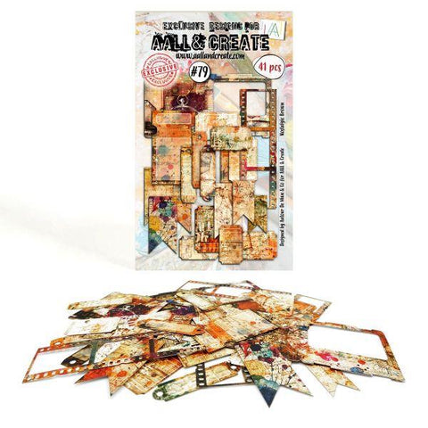 Nostalgic Brown - Die Cut Ephemera