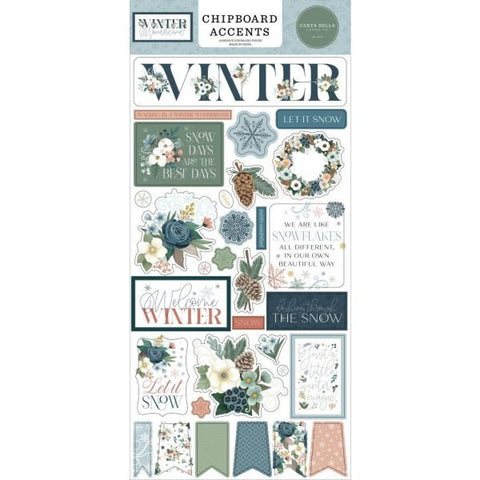 Winter Wonderland - Chipboard Accents