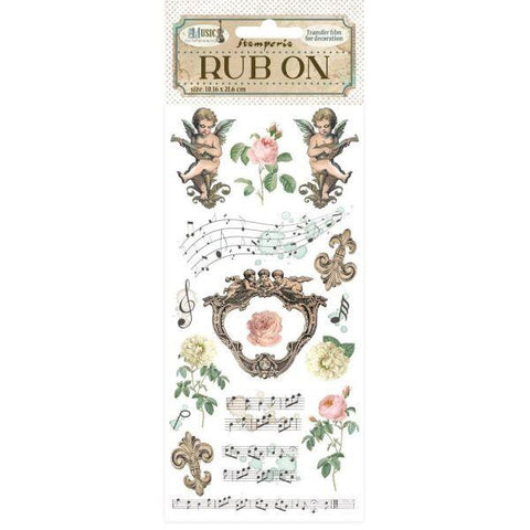 Music -Rub Ons - Angels