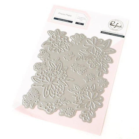 Cheerful Blossoms Press Plate