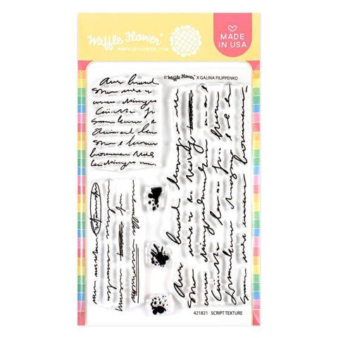 Script Texture - Clear Stamps