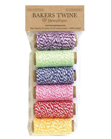 Bakers Twine - Mini Spool Bag Set - Rainbow