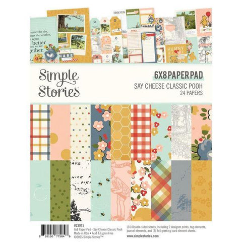 Say Cheese Classic Pooh - 6x8 Paper Pad