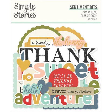 Say Cheese Classic Pooh - Sentiment Bits & Pieces