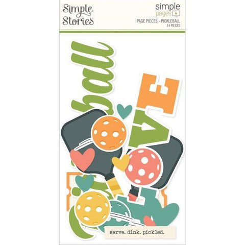 Pickleball - Simple Pages Page Pieces