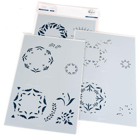 Floral Kaleidoscope - Layering Stencils