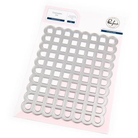 Scalloped Grid Coverplate Die