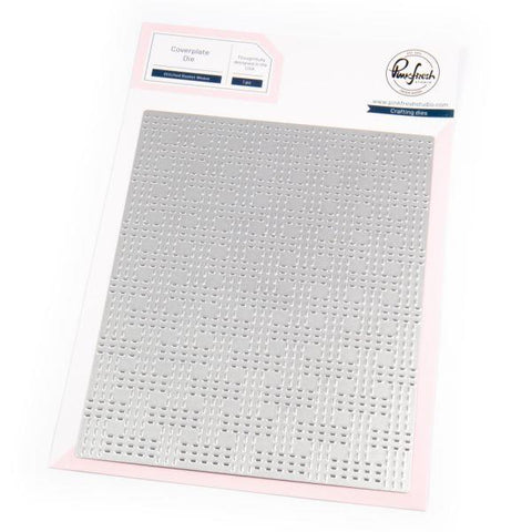Stitched Basket Weave Coverplate Die