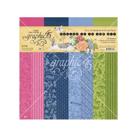 Spring is in the Air - 12x12 Collection Pack - Patterns & Solids