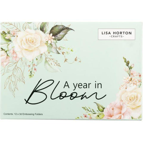 A Year in Bloom - 2025,  Limited edition 3D Embossing Folders