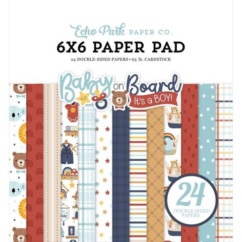 Baby on Board - Boy - 6x6 Paper Pad