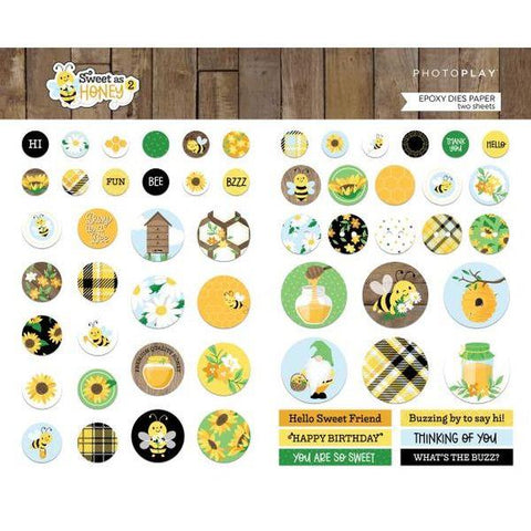 Sweet as Honey 2 - Pre-Colored Eposy Dies Paper Pack
