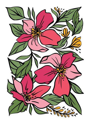 In the Garden Backgroun Clear Stamps