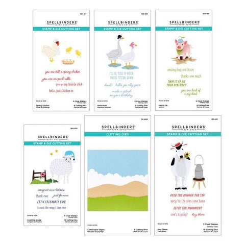 On the Farm Animal and Landscape Die Bundle