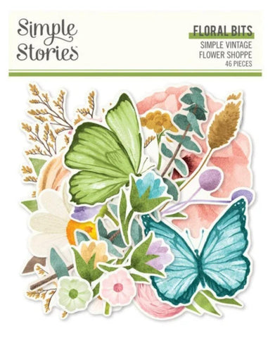 Simple Vintage Flower Shoppe - Bit & Pieces -  Floral