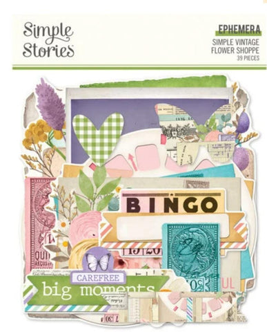 Simple Vintage Flower Shoppe - Ephemera