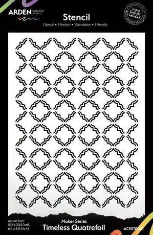 Maker Series - Stencil - Timeless Quatrefoil