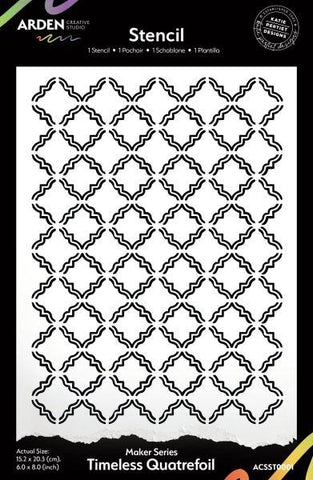 Maker Series - Stencil - Timeless Quatrefoil