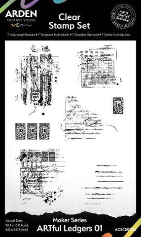 Maker Series - Clear Stamps - Artful Ledgers