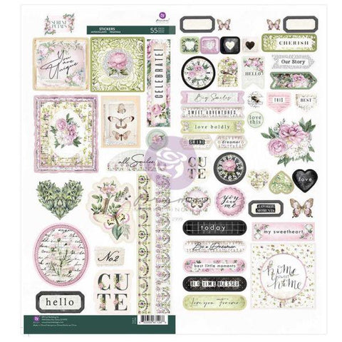 Serene Petals - Stickers