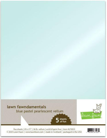 Pearlescent Vellum - Blue Pastel