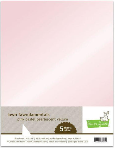 Pearlescent Vellum - Pink Pastel