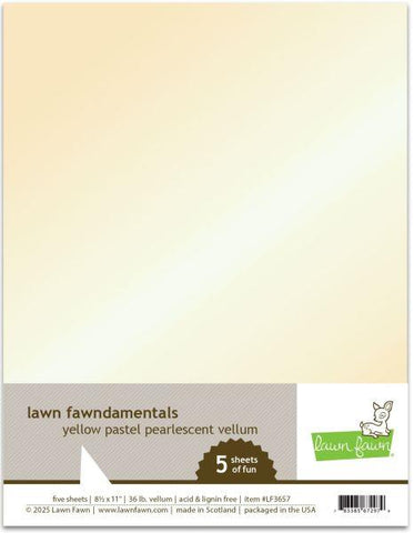 Pearlescent Vellum - Yellow Pastel