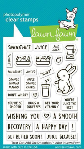 Treat Cart Add On:  Smoothies 'n Juice - Clear Stamps