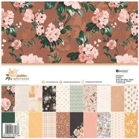 Rosie's Studio Golden Afternoon - 12x12 Designer Paper Pack
