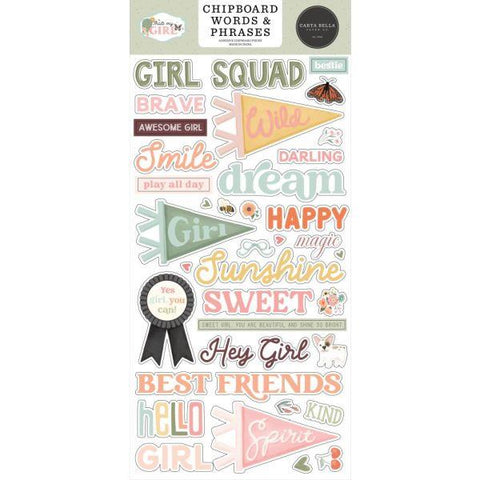 That's My Girl - Chipboard Words & Phrases