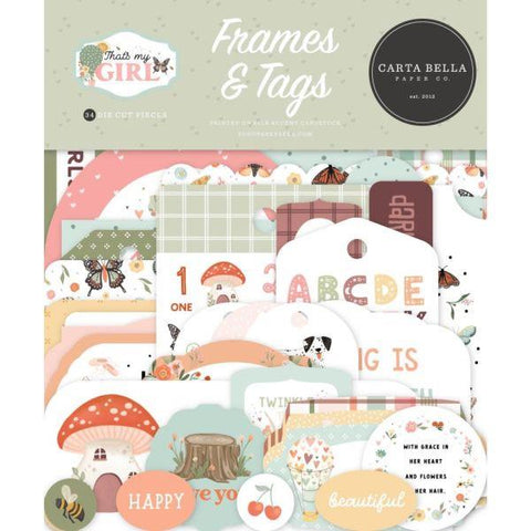 That's My Girl - Ephemera - Frames & Tags