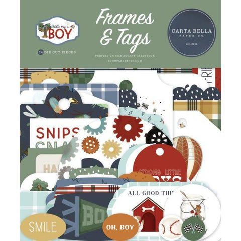 That's My Boy - Ephemera - Frames & Tags