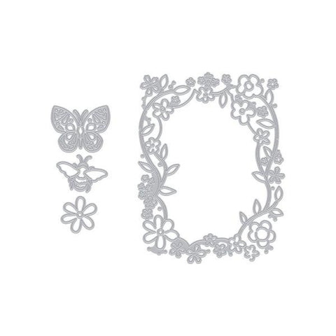 Spring Whimsy Collection - Floral Window Die Set