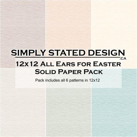 All Ears for Easter - 12x12 Collection Pack - Solids