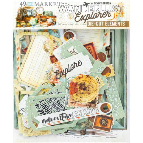 Wanderlust Explorer - Die Cut Elements