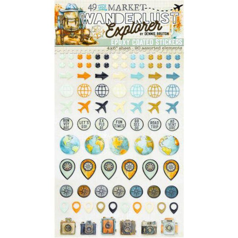 Wanderlust Explorer - Epoxy Stickers